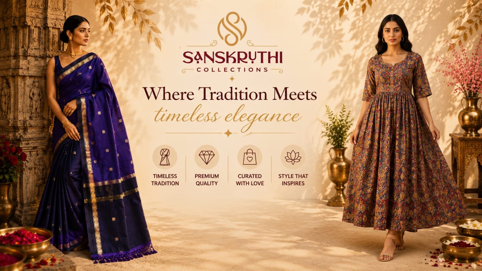 Sanskruthi Collections — where tradition meets timeless elegance